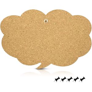 Produktbild für Pinnwand Navaris Gedankenwolke, braun