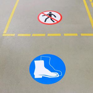 Produktbild für Bodenmarkierung Djois ISO 7010 P 004