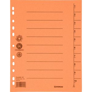 Produktbild für Trennblätter DONAU 8610001-12, A4