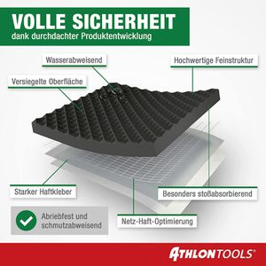 Produktbild für Wandschutz ATHLON-TOOLS FlexProtect, schwarz