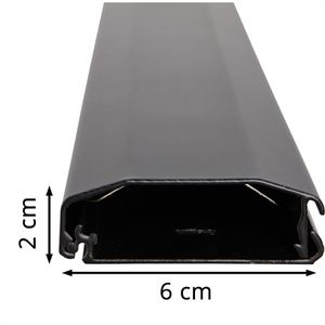 Produktbild für Kabelkanal myWall HZ 2-1,1 L, schwarz