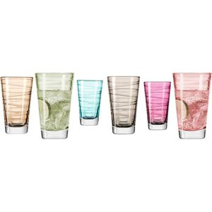 Produktbild für Trinkgläser Leonardo Vario Struttura 047285 farbig