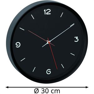 Produktbild für Wanduhr TFA 60.3056.01, Kunststoff, analog, Quarzuhr
