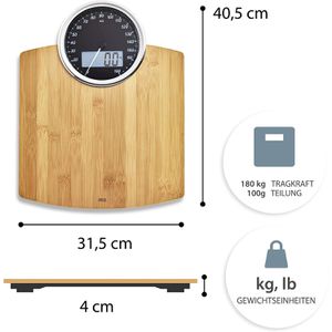 Produktbild für Personenwaage ADE Luna, BE1719, braun