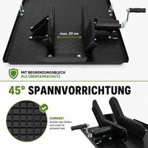 Produktbild für Hebebühne Trutzholm 35133, schwarz, für Motorrad
