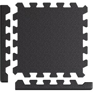 Produktbild für Bodenschutzmatte Monzana Puzzlematte, schwarz