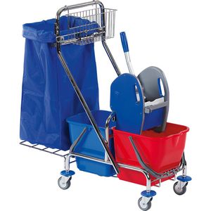 Reinigungswagen Floorstar DOFA 20 Plus, Doppelfahrwagen