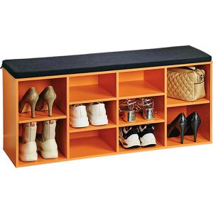 Produktbild für Schuhbank Kesper 15985, orange, aus Holz