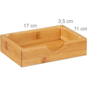 Produktbild für Schubladenbox Relaxdays A6 quer