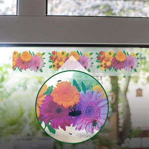 Produktbild für Fliegenfalle Gardigo Fenster, Blumenmotiv zum Ankleben