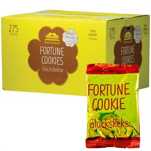 Kaiserpalast Kekse Glückskekse, einzeln verpackt, 1650 g, 275 Stück