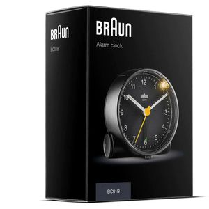 Produktbild für Wecker Braun BC01B schwarz, analog