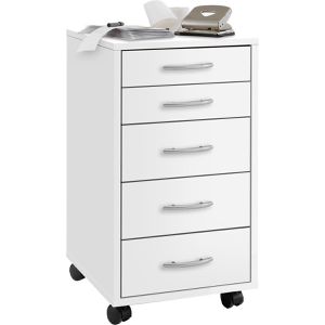Produktbild für Rollcontainer FMD-Möbel Freddy, 336-001, aus Holz, weiß