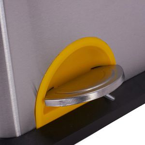 Produktbild für Mülleimer MSV 100561, silber