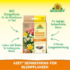 Produktbild für Dünger Neudorff Azet DüngeSticks für Blühpflanzen