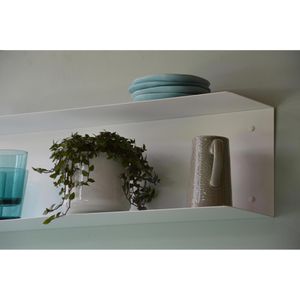 Produktbild für Wandregal jankurtz FLEUR, 491809, weiß