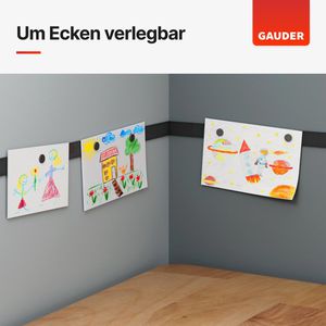 Produktbild für Magnetband Gauder Metallband, schwarz