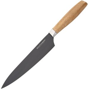 Kochmesser Echtwerk Classic Black Edition mit Akazienholzgriff
