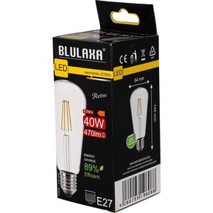 Produktbild für LED-Lampe Blulaxa Filament Vintage, E27