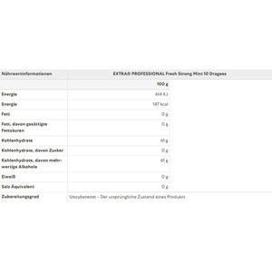Produktbild für Kaugummis Extra Professional Fresh, Strong Mint