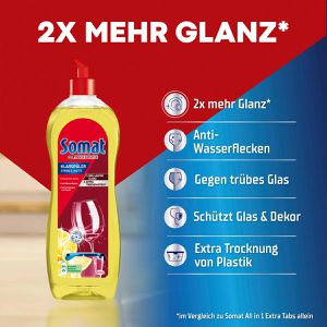 Produktbild für Klarspüler Somat Duo, Zitrone