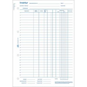 Produktbild für Inventurbuch Zweckform 1101, A4