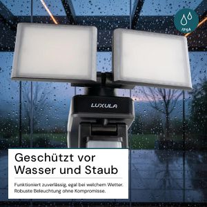 Produktbild für LED-Außenstrahler Luxula LX400192, IP54 wasserfest