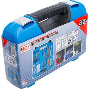 Produktbild für Drahtbürste BGS-technic 3078, Set, Hand- und Zylinderbürste