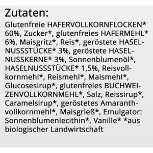 Produktbild für Müsli Bauckhof Hafer Knusper Nuss Krokant, glutenfrei, BIO
