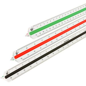 Produktbild für Dreikantmaßstab Rumold 150/DIN/30 Kunststoff, 30cm