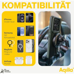 Produktbild für Handyhalterung Aqiila Powerbird QC1, für Auto und Tisch