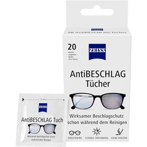 Produktbild für Brillenputztücher ZEISS Anti-Beschlag-Tücher, feucht