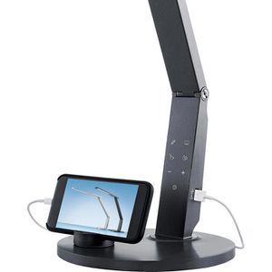 Produktbild für Schreibtischlampe Hansa LED Vario Plus, schwarz, LED, dimmbar
