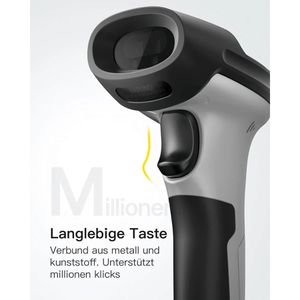 Produktbild für Barcode-Scanner Inateck BCST-70_gray, kabellos