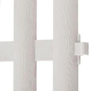 Produktbild für Rasenkante vidaXL 41227, weiß, UV-beständig, flexibel