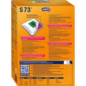 Produktbild für Staubsaugerbeutel Swirl S 73 MicroPor Plus Anti Odour