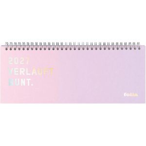 Produktbild für Tischkalender Folia 065, Regenbogen, Wochenkalender quer