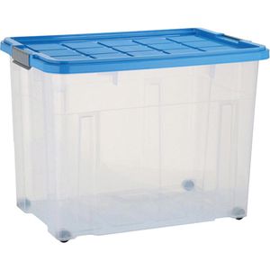 Aufbewahrungsbox mit Deckel 48 Liter, 60 x 40 x 31,5 cm (BxTxH