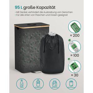 Produktbild für Pfandflaschen-Sammelbehälter Songmics 95 Liter