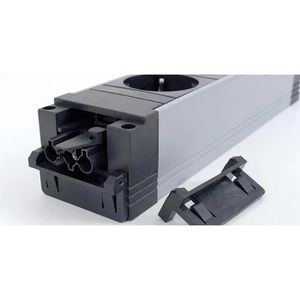 Produktbild für Steckdosenleiste Bachmann Step Alu, mit GST18
