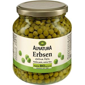 Gemüsekonserve Alnatura Erbsen extra fein, BIO