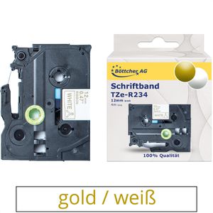 Schriftband Böttcher-AG für Brother TZe-R234, 12mm