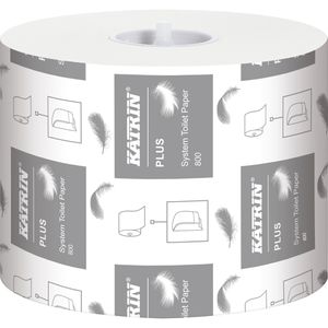 Produktbild für Toilettenpapier Katrin Plus System Toilet 800, 66940