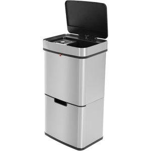 Produktbild für Mülleimer Hailo Öko Vario XL, IR Sensor, silber
