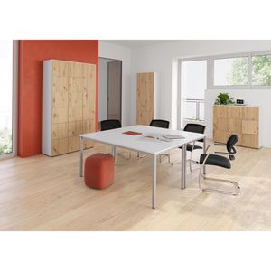 Produktbild für Schließfachschrank Hammerbacher 264l3, eiche/weiß