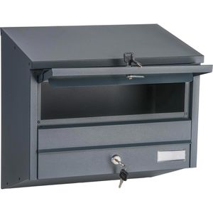 Produktbild für Briefkasten SafePost ScanPro BDL912, 2-fach, anthrazit, Stahl