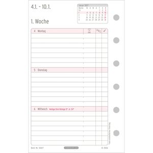 Produktbild für Kalendereinlagen Chronoplan 50617, Jahr 2027