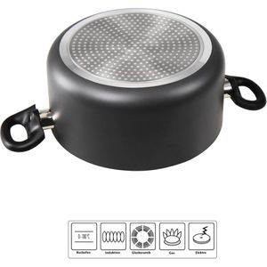 Produktbild für Topfset STONELINE 18505, Aluguss