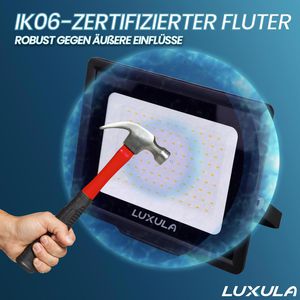 Produktbild für LED-Außenstrahler Luxula LX400115, IP65 wasserdicht