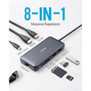Produktbild für Dockingstation Anker 553 8-in-1, A83800A1